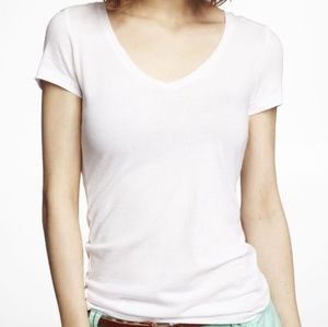 BUNDLE of 4 - EXPRESS "Best Loved" V-Neck Tees